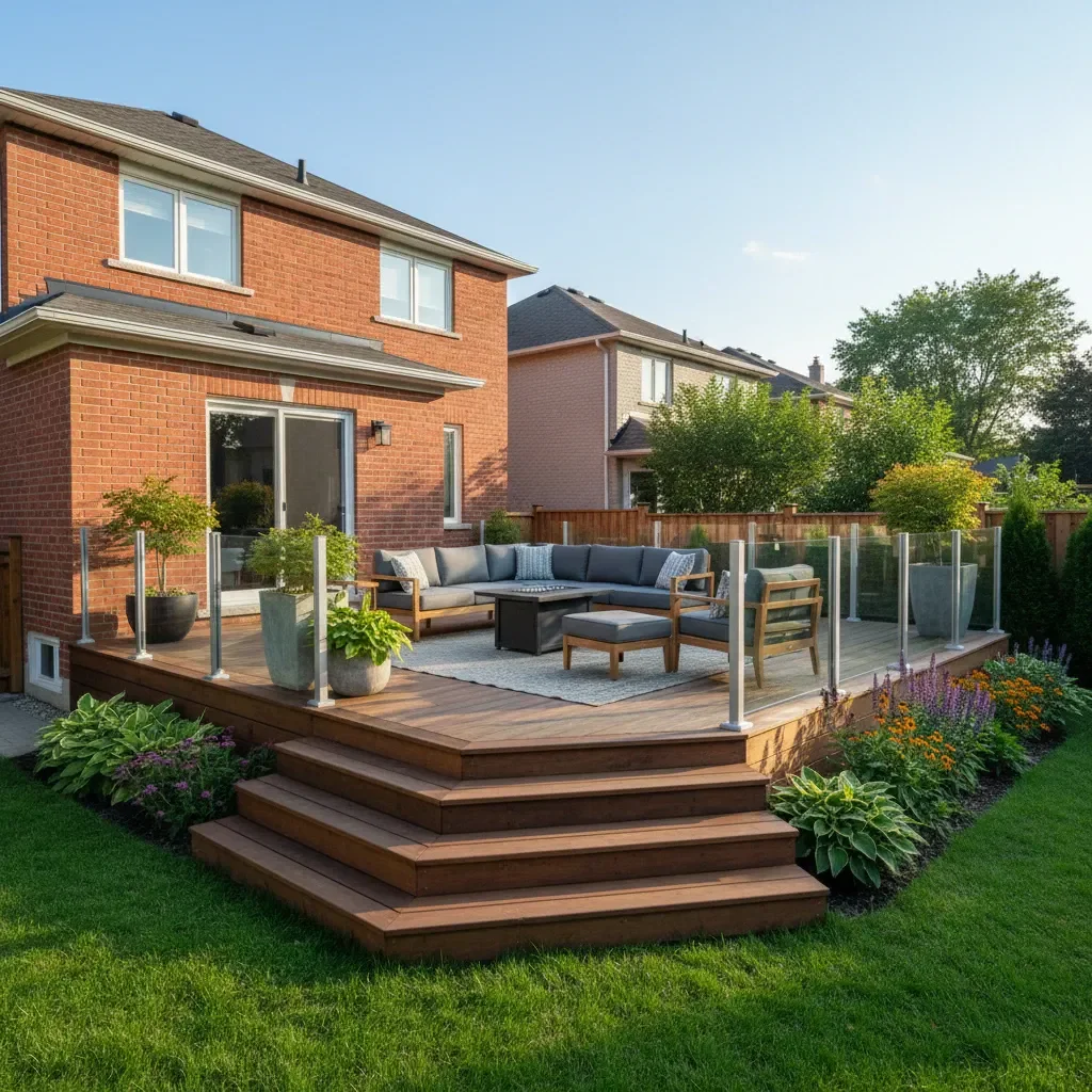 Professional Deck builder by Signature Landscaping Oshawa in Oshawa